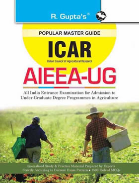 RGupta Ramesh ICAR: AIEEA-UG (B.Sc. Agriculture) Entrance Exam Guide English Medium